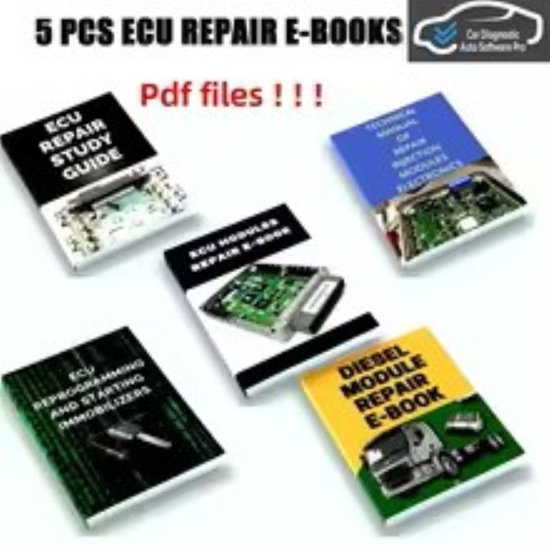 Pack of 5 ECU Repair Manuals P - Electronics Repair Guide review and price