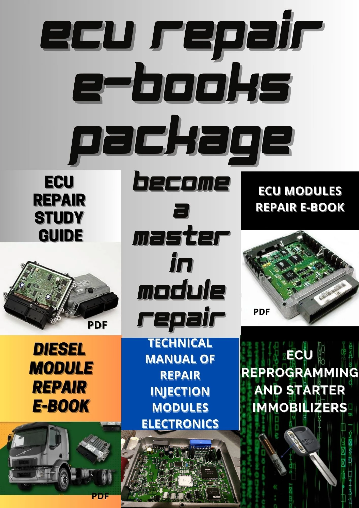 ECU Module Repair Ebooks Packa - Electronics Repair Guide review and price
