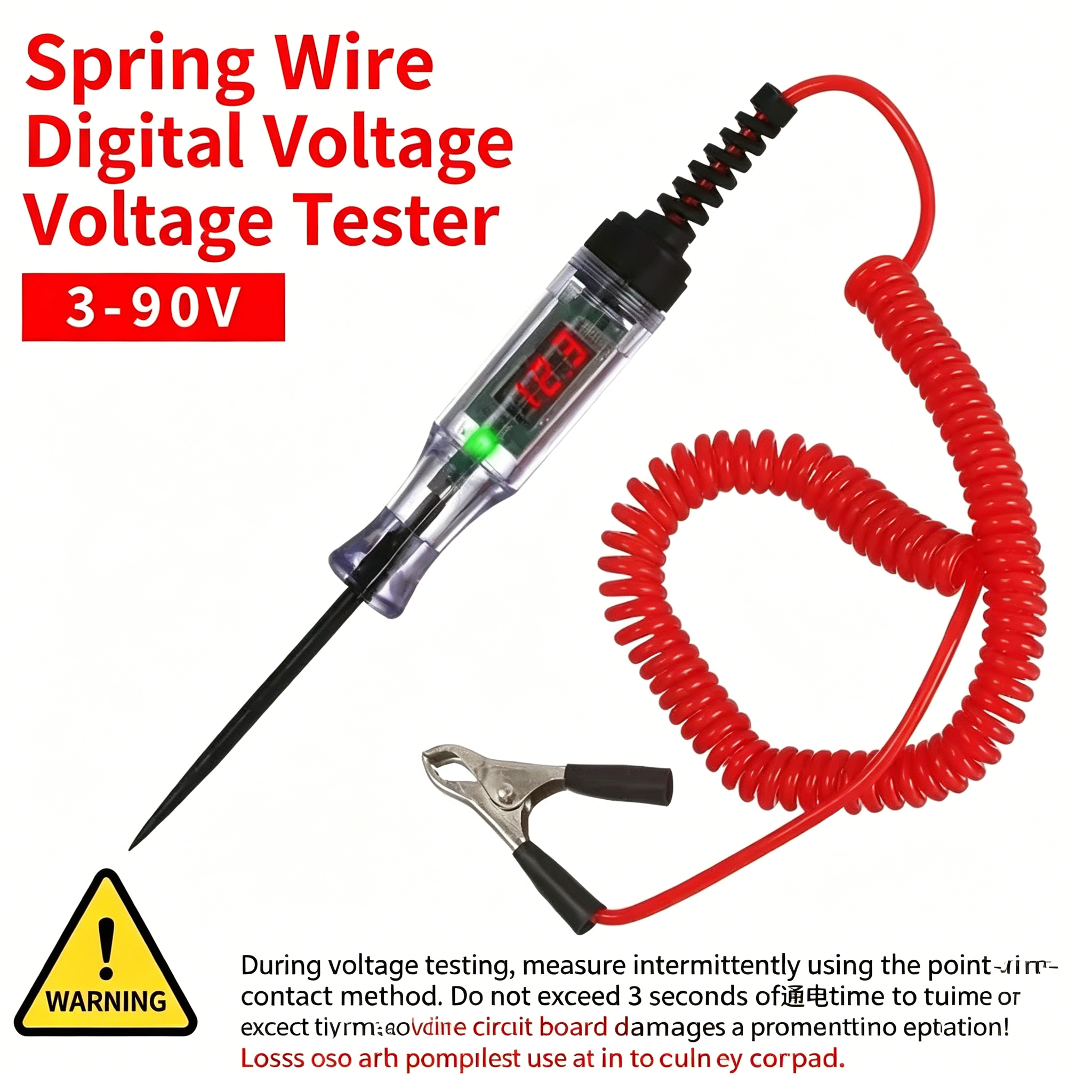 Car Voltage Tester LED Flashli - Electronics Repairing review and price