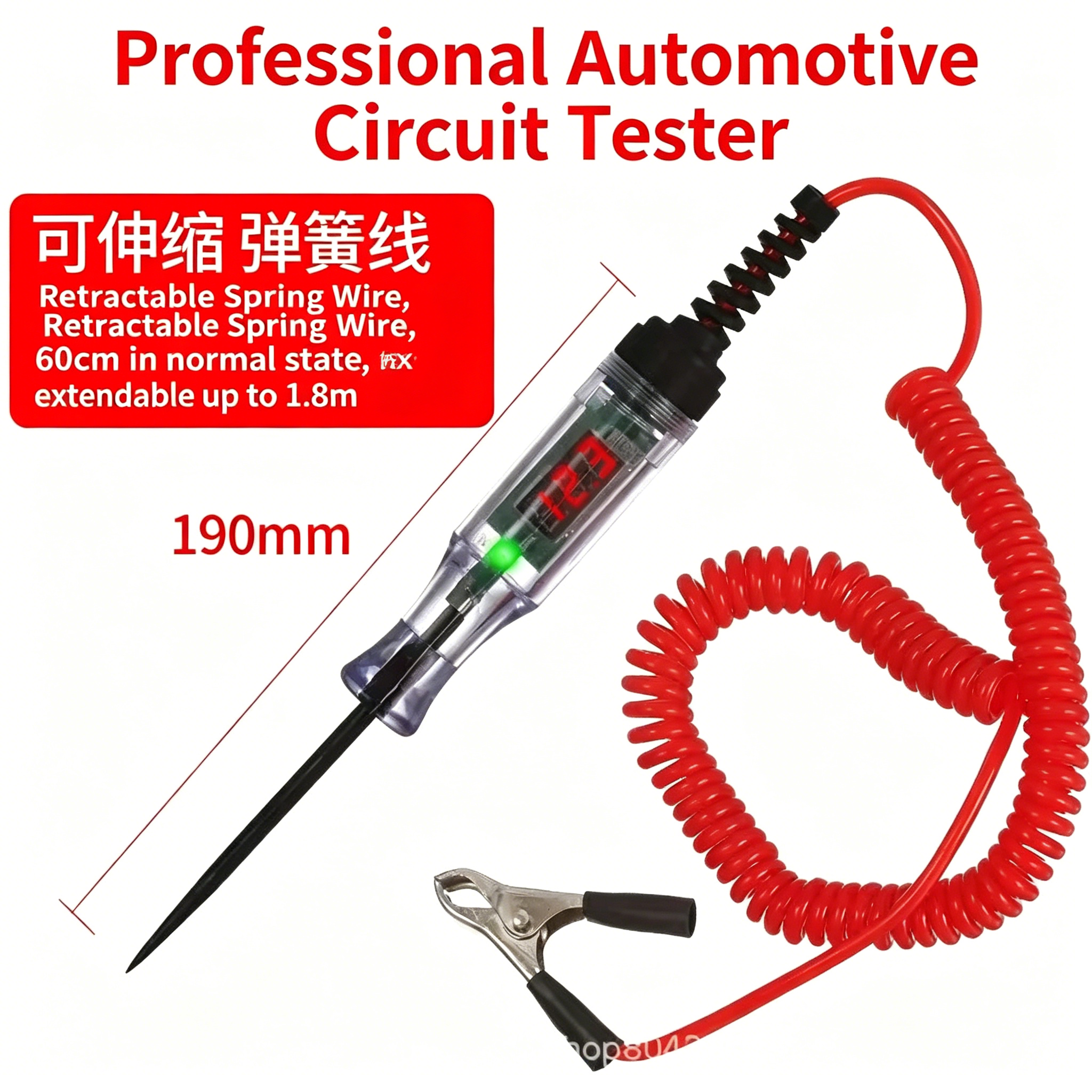Car Voltage Tester LED Flashli - Electronics Repairing review and price