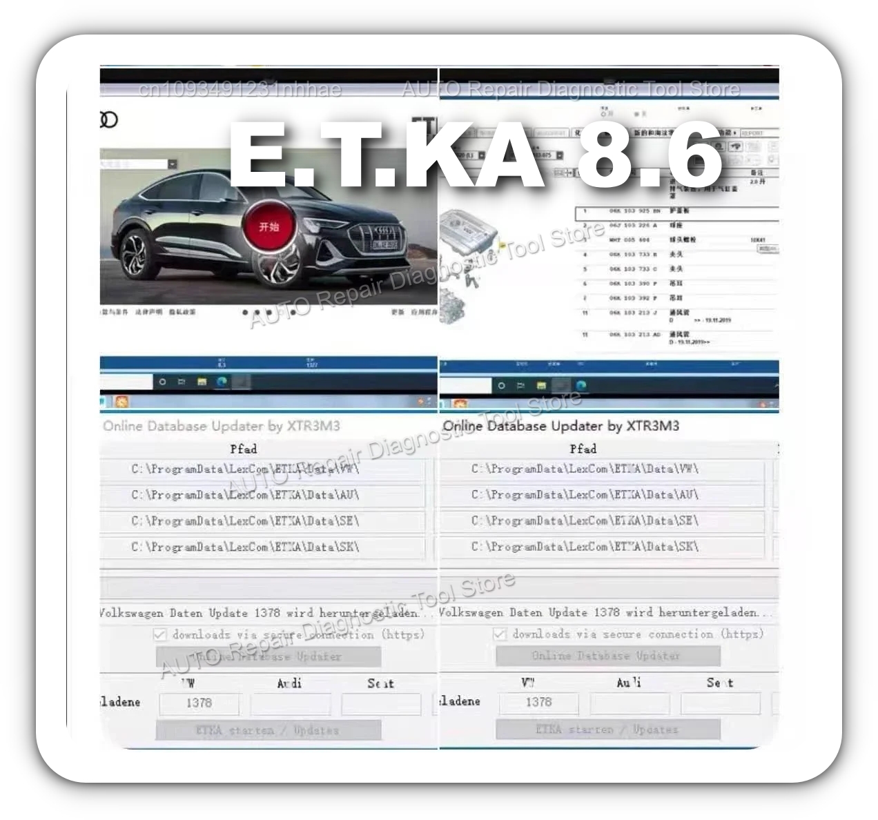 2025 HOT! Etka 8.6 software Au - Electronics Repair Parts review and price