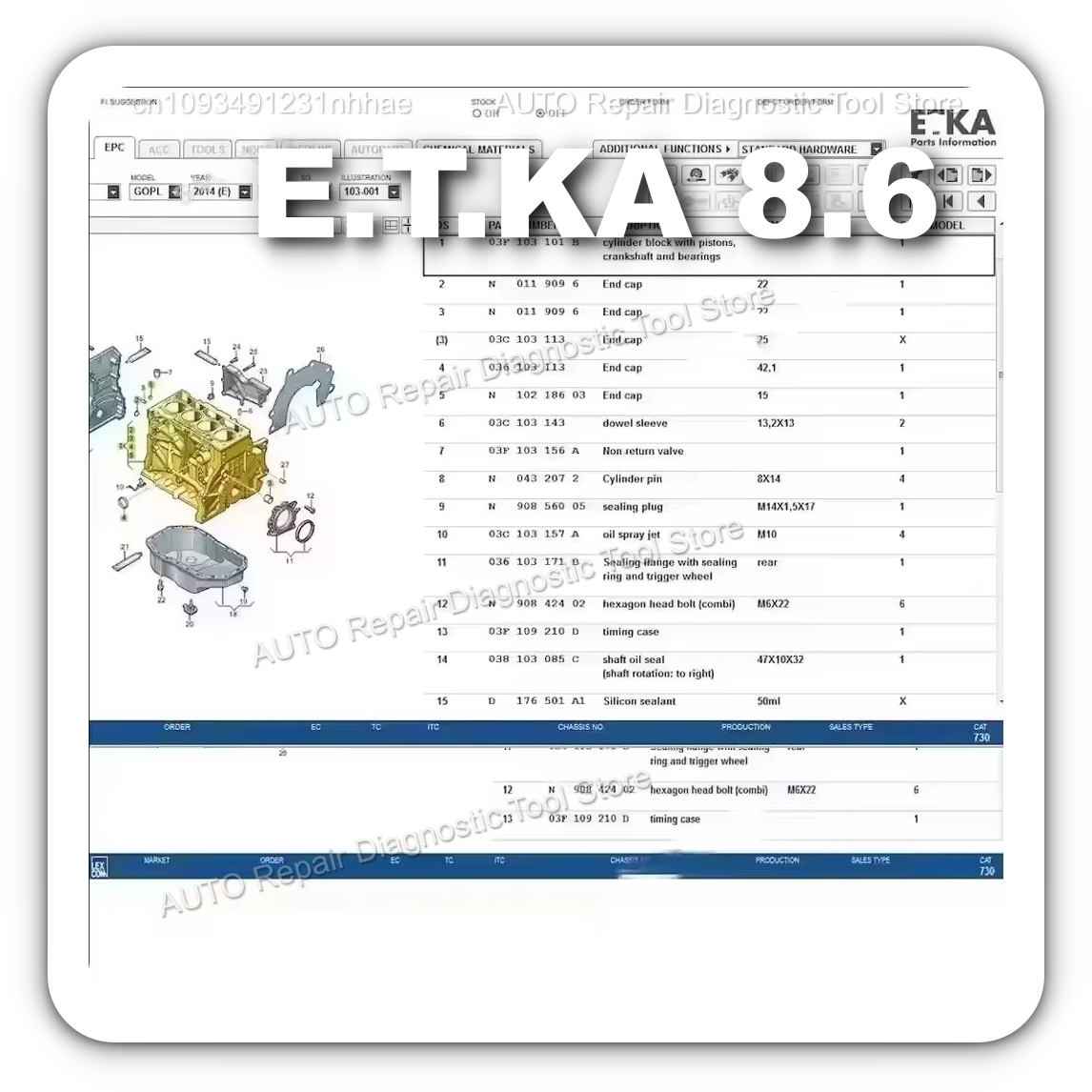 2025 HOT! Etka 8.6 software Au - Electronics Repair Parts review and price