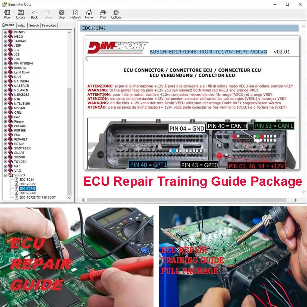 ECU Repair Training Package Gu - Electronics Repair Guide review and price