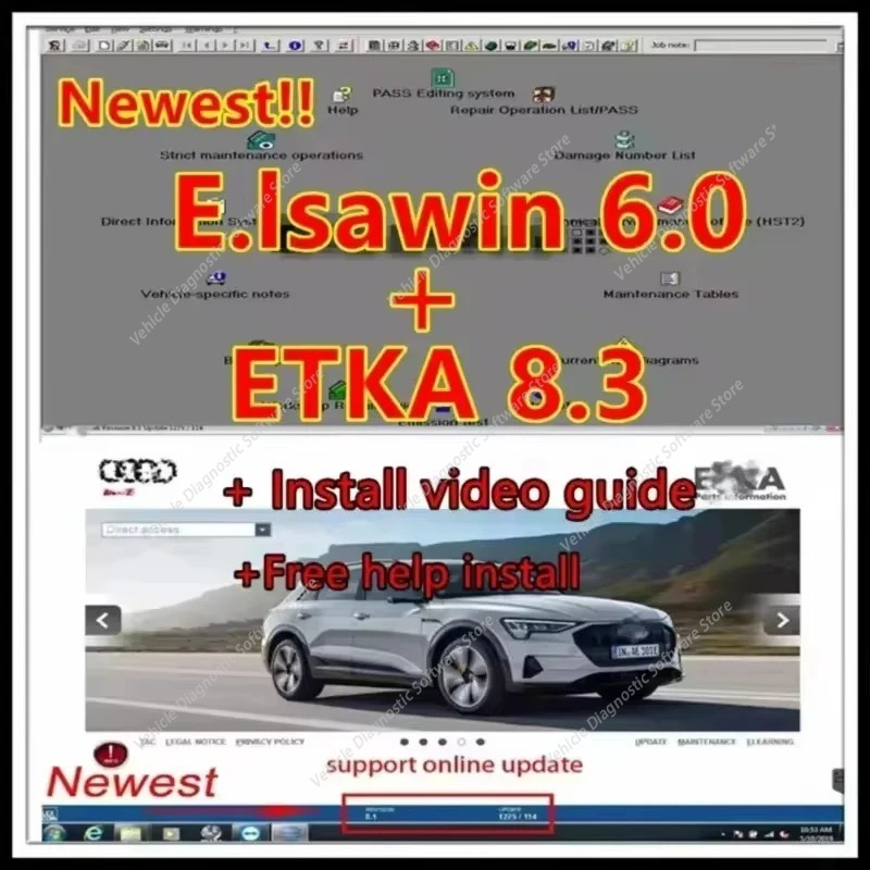 2026 Hot elsawin 6.0 with etka - Electronics Repair Parts review and price