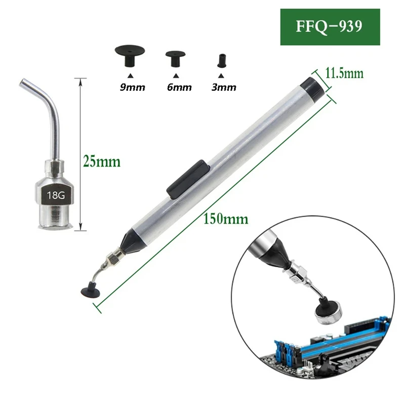 Manual Vacuum Suction Pen Kit  - Electronics Repair Manual review and price
