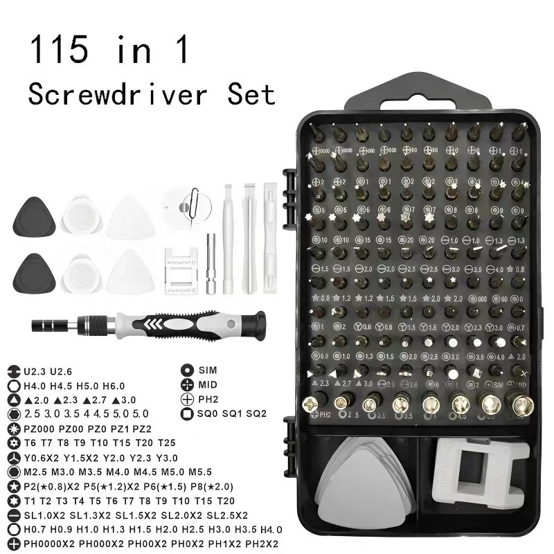 115-in-1 Screwdriver Set, Mult - Electronics Repair Service review and price