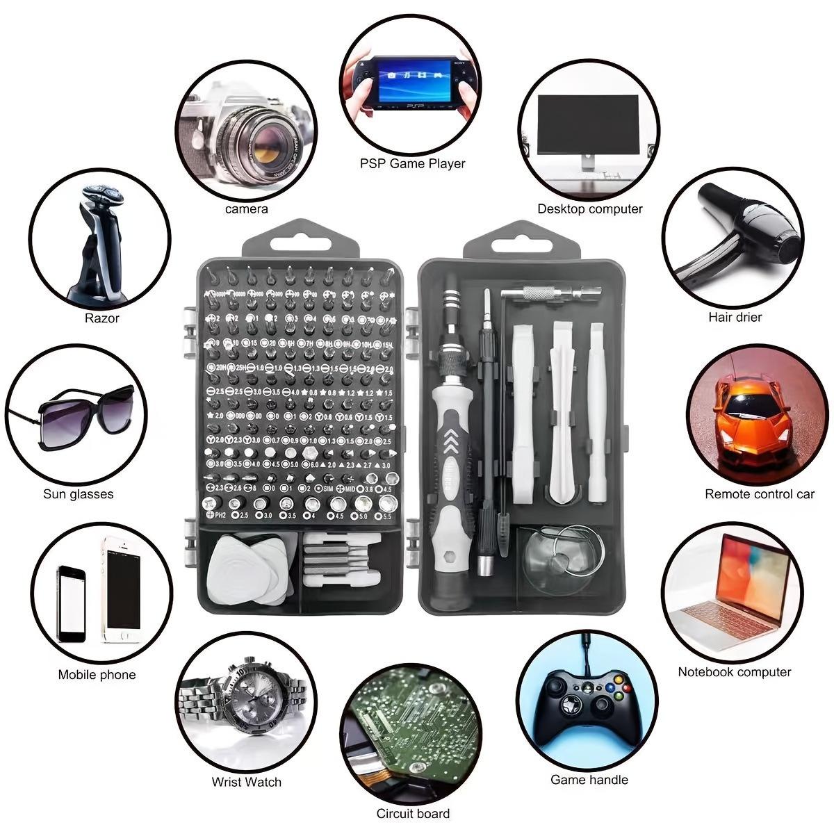 115-in-1 Screwdriver Set, Mult - Electronics Repair Service review and price